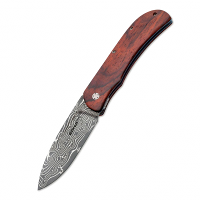 Складной нож Boker Plus Exskelibur I Cocobolo Damast 01BO222DAM 