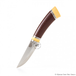 Нож Bark River Scandi Maroon Linen Mic. Ivory sp.