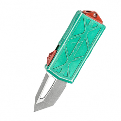Автоматический выкидной нож-зажим для купюр Microtech Exocet T/E 158-10BH